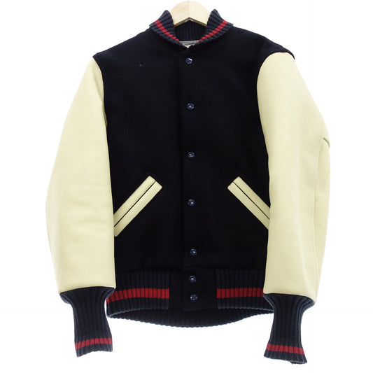 Used ◆Warehouse Bodies Stadium Jacket Navy Size 36 Men's WAREHOUSE [AFG1] 