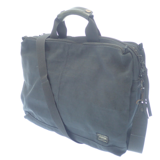 Used ◆Porter 2way business bag with strap made in Japan PORTER [AFE11] 