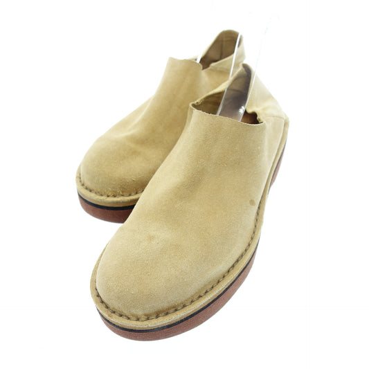 Good condition ◆ Soloviere suede slip-on suede beige 40 SOLOVIERE [AFC45] 