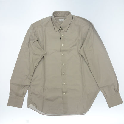 Like new ◆ ESTNATION long sleeve shirt collar shirt cotton men's size L gray ESTNATION [AFB1] 