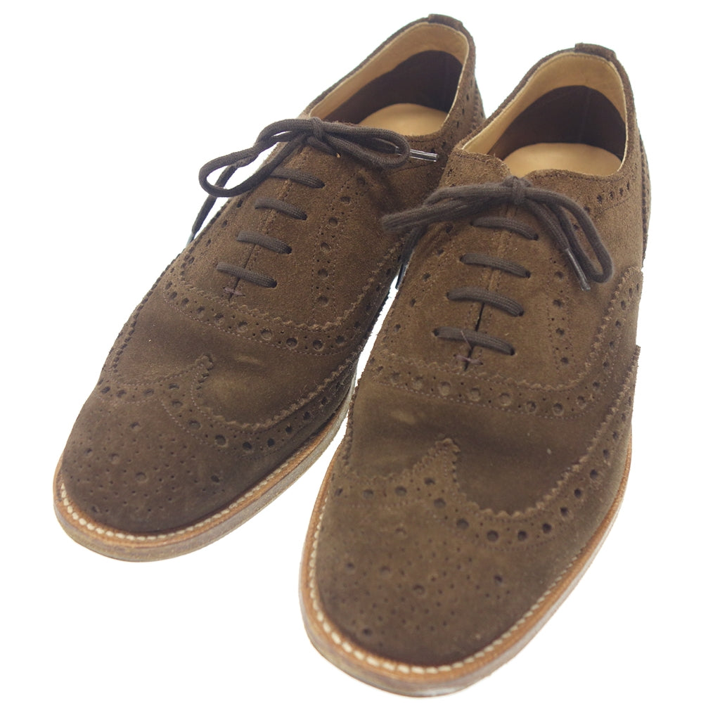 Very good condition◆Church leather shoes full brogue 5 cities Burwood 2 suede brown men's UK60G church's BURWOOD [LA] 