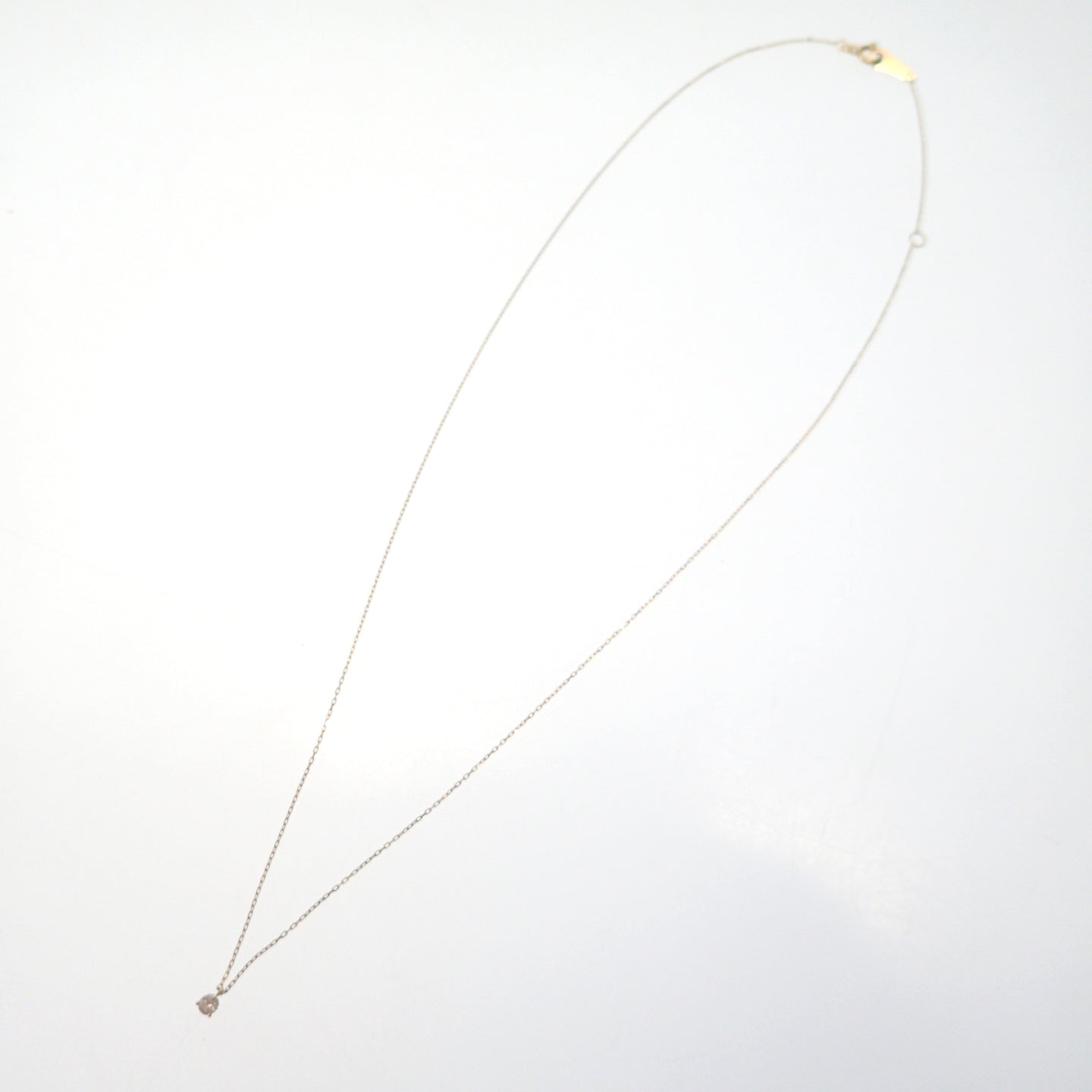 Good condition◆18K crushed 0.8g necklace gold [AFI13] 