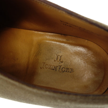 Good Condition◆John Lobb Lace-up Shoes U Tip NEWMARKET Suede Men's Brown Size 7.5 JOHN LOBB [AFC36] 