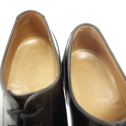 Good Condition◆JMWESTON Leather Shoes U Tip 641 Golf Russian Calf Men's 6E Black JMWESTON GOLF [LA] 