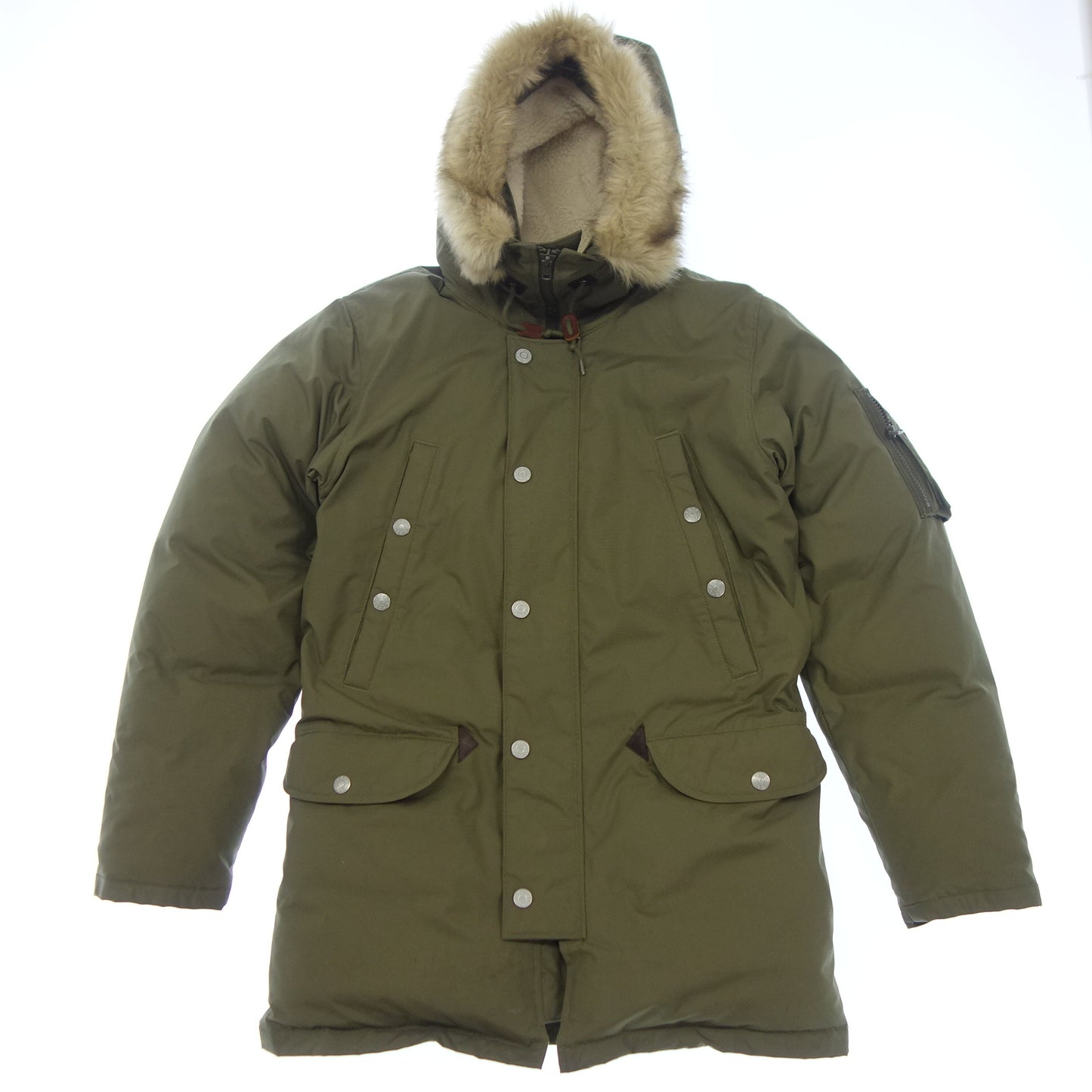 Used ◆Levi's Down Jacket 700FP Men's Size S Khaki 27673-0003 Levi's [AFB48] 