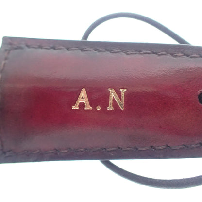 Good condition ◆ Berluti shoehorn shoehorn leather handle wine red Berluti [AFI1] 