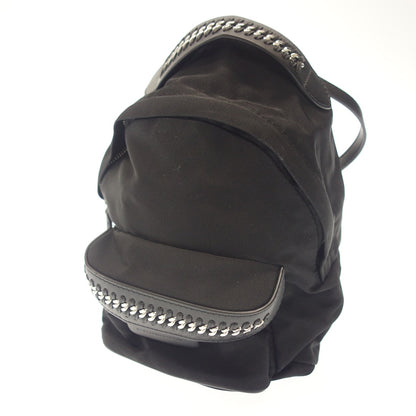 Very good condition ◆ Stella McCartney Mini Backpack Ferrabella Nylon Leather Black STELLA McCARTNEY [AFE12] 