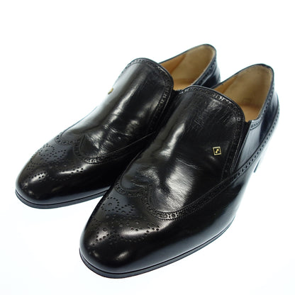 Very good condition ◆ Testoni leather loafers men's 6.5 black testoni [AFC33] 