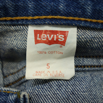 未使用 ◆ Levi's 牛仔布 17505 纽扣后背 544 1998 年 12 月制造 美国制造 带闪光器 5 LEVI'S [AFB19] 