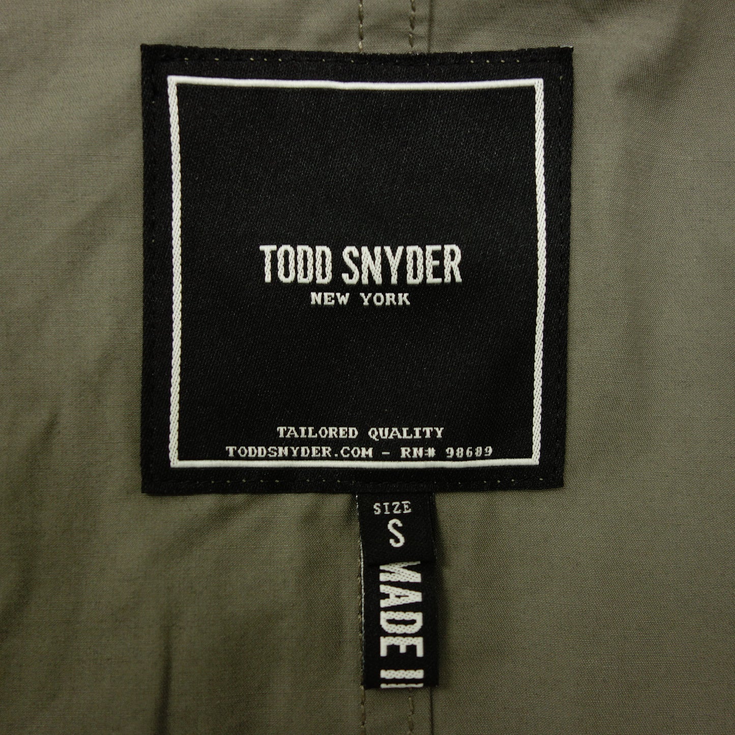 Todd Snyder Military Jacket Men's Khaki S TODD SNYDER [AFB39] [Used] 