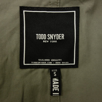 トッドスナイダー ミリタリージャケット メンズ カーキ S TODD SNYDER【AFB39】【中古】