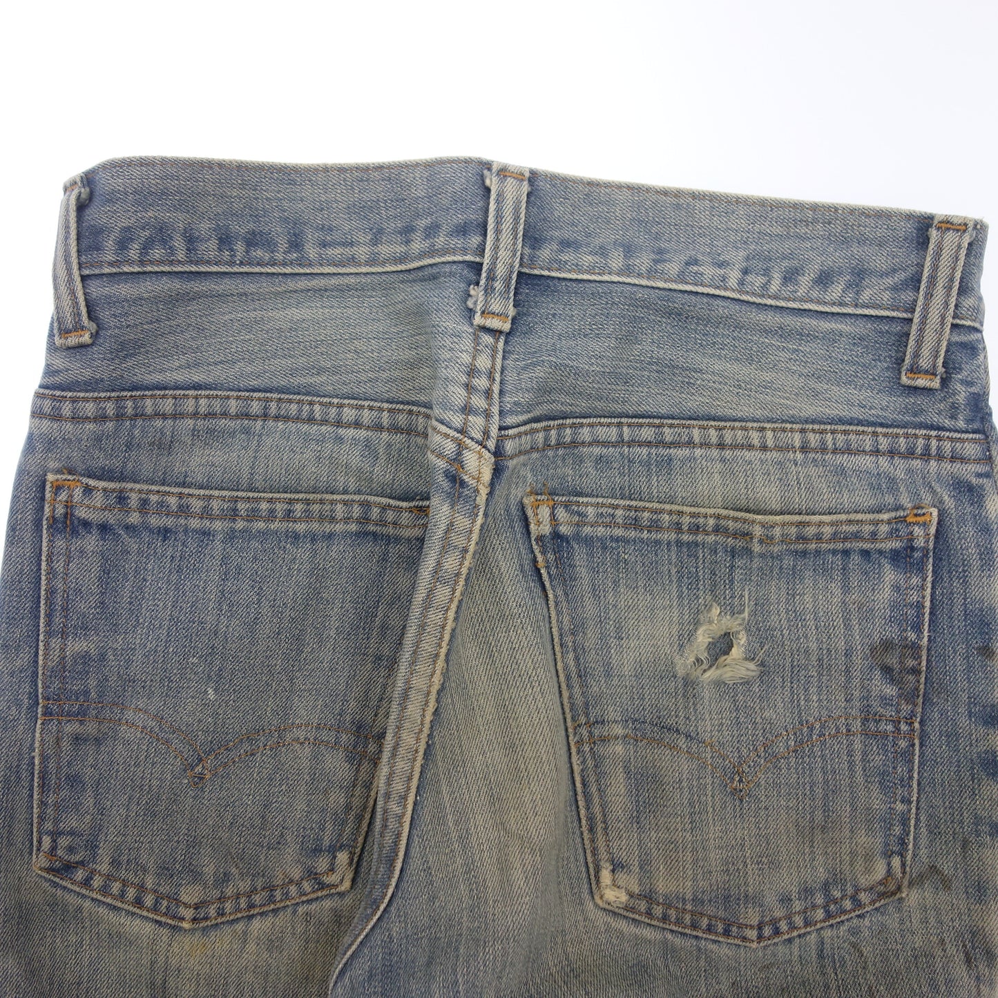 Used ◆ Levi's Denim Bell Bottom 646 Button Back 8 Talon ZIP 1974-1980 W28 L30 Men's Levi's [AFB34] [Used] 