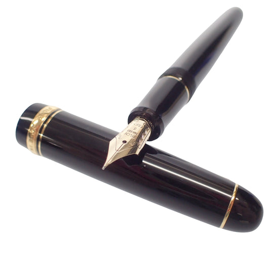 Very good condition ◆ Pilot Fountain Pen Custom 74 14K-585 SF Black PILOT [AFI18] 