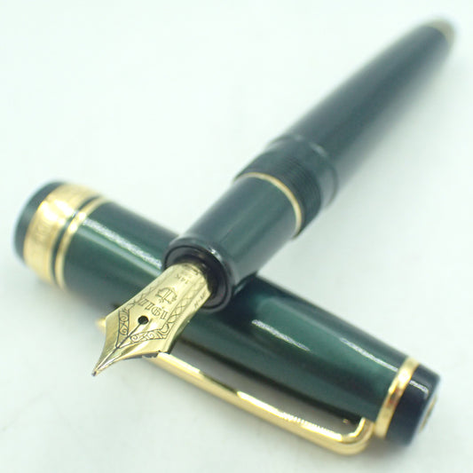Good Condition ◆ Sailor Fountain Pen Nib 14K founded 1911 Green x Gold SAILOR [AFI14] 