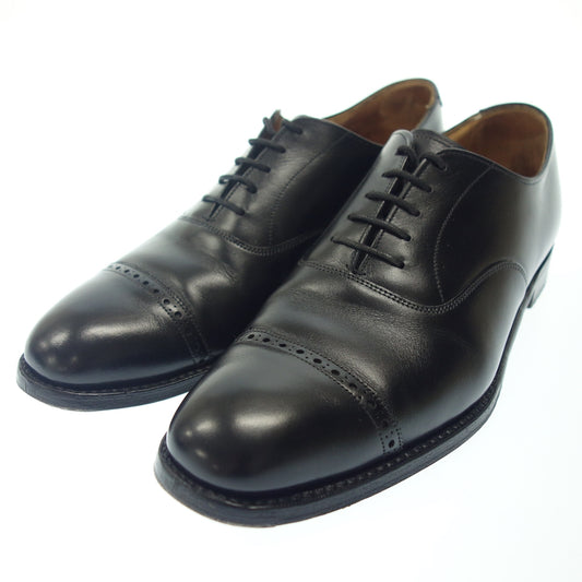 Used Lloyd Footwear Leather Shoes Punched Cap 2182B Men's 8E Black Lloyd [AFD9] 