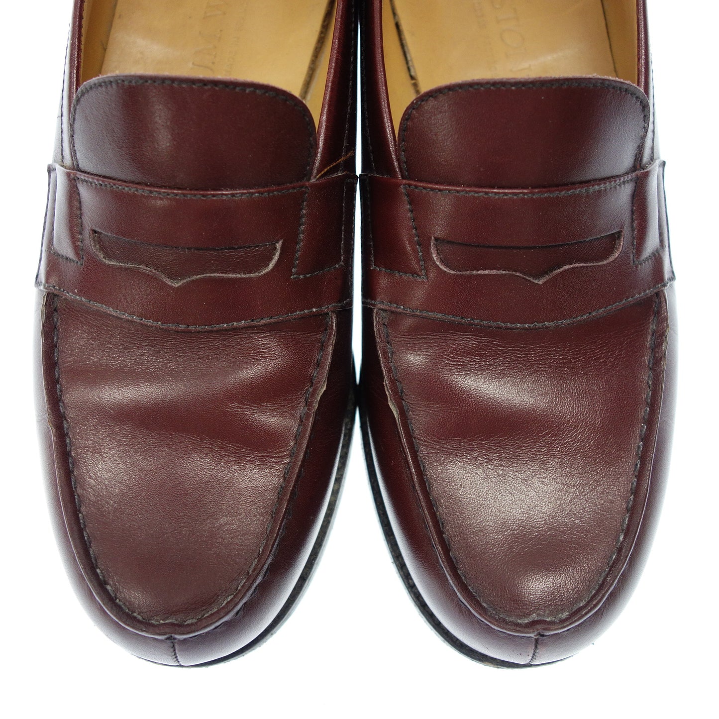 Used ◆JM Weston Signature Loafer 180 Men's Burgundy 4D JMWESTON [LA] 