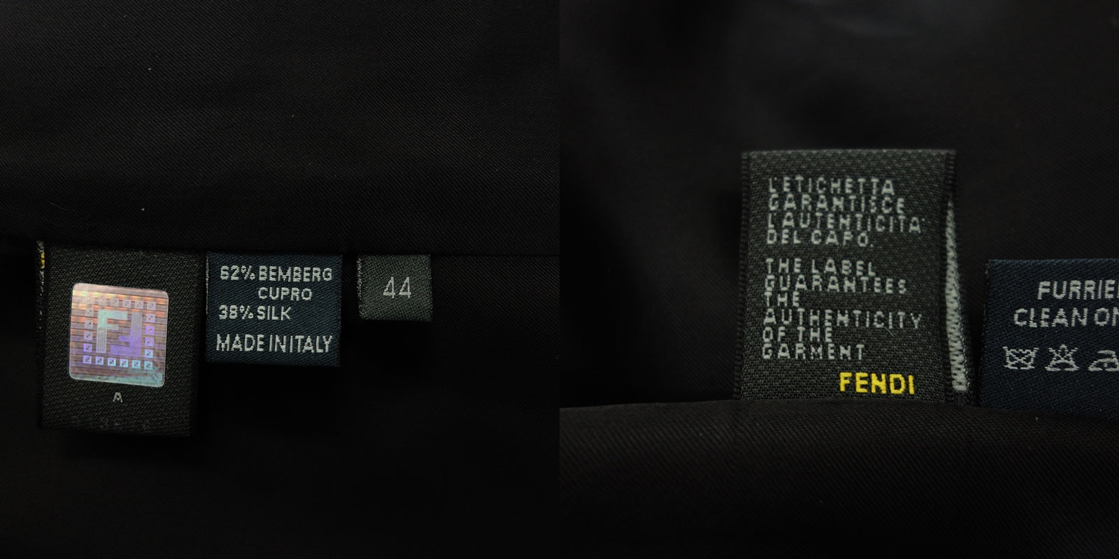 フェンディ ロングコート チンチラ グレー系 44 FENDI【AFF20