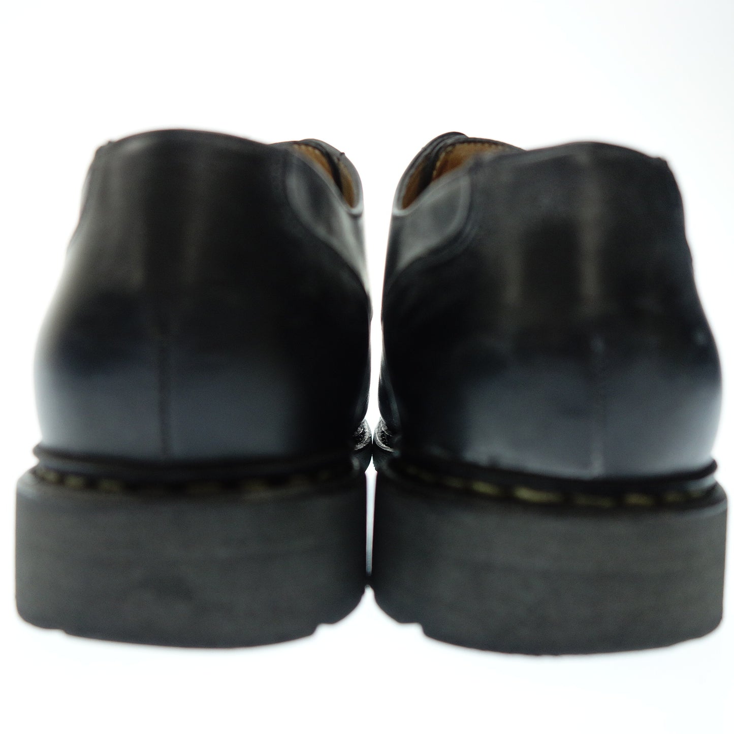 状况良好 ◆ Paraboots 皮鞋 U Tip Chamboard 男式 7.5 黑色 Paraboot CHAMBORD [LA] 