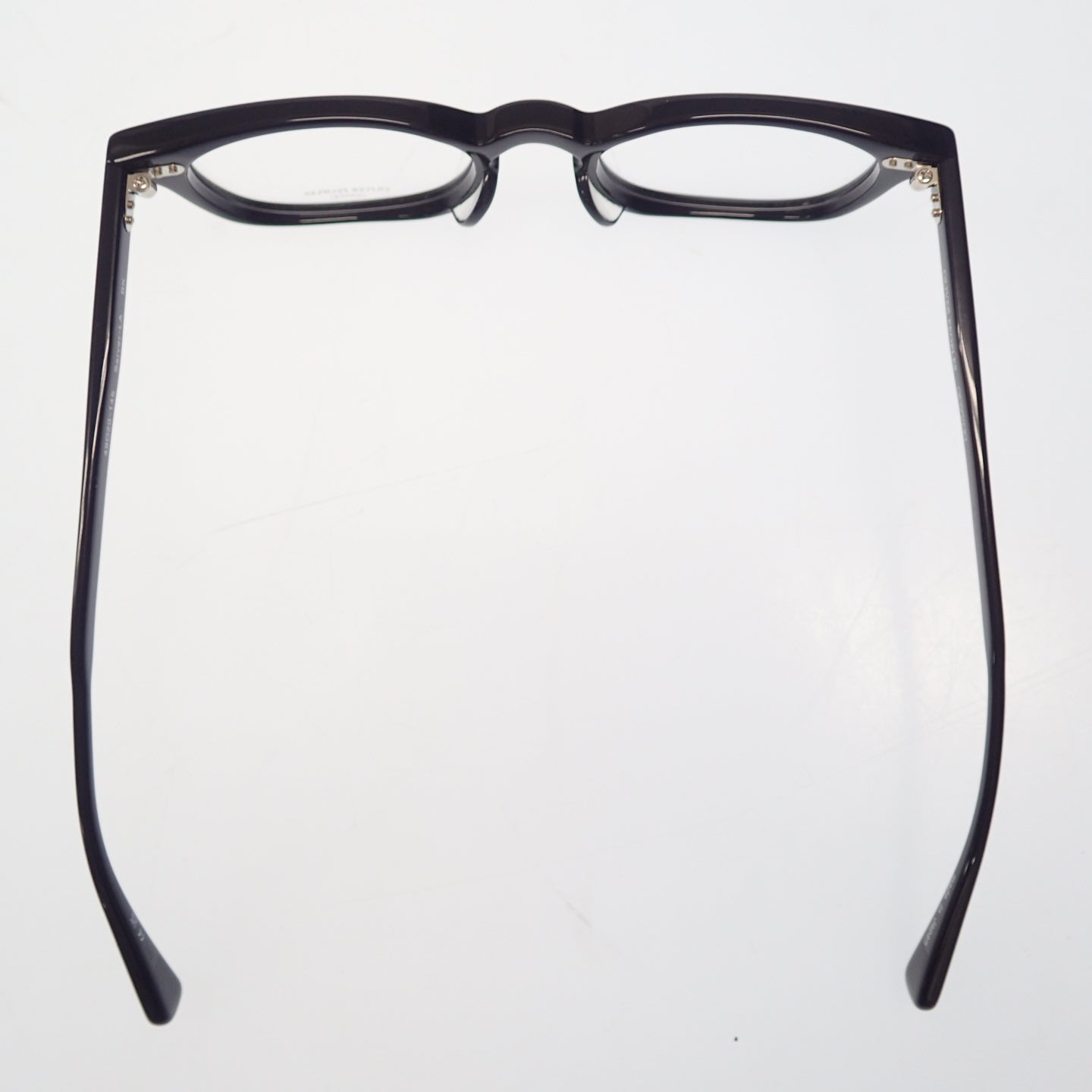 Unused ◆ Oliver Peoples Glasses Date Glasses Sarver-LA Black with Case OLIVER PEOPLES [AFI9] 