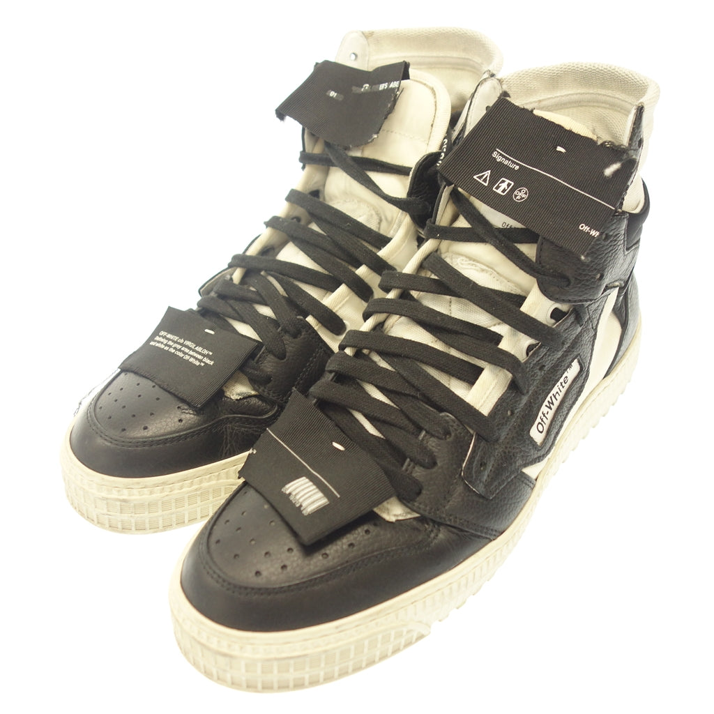 Used ◆ Off-white sneakers LOW 3.0 Men's size 41 Black OFF-WHITE [AFC1] 