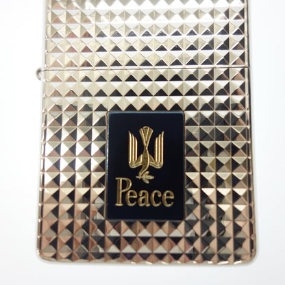 Used Zippo Peace Blue Titanium 2007 Silver Blue ZIPPO 3-piece set [AFI18] 