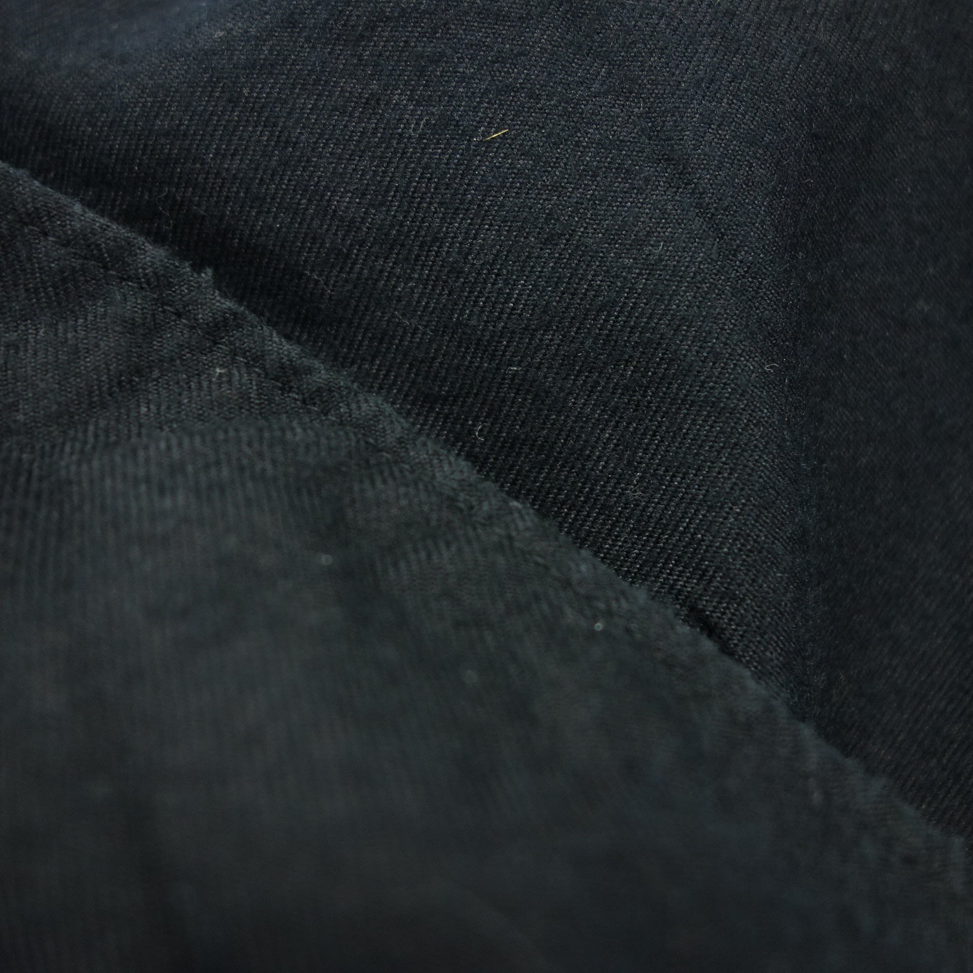 COMOLI Silk flannel skipper shirt V01-02004 Men's Black 3