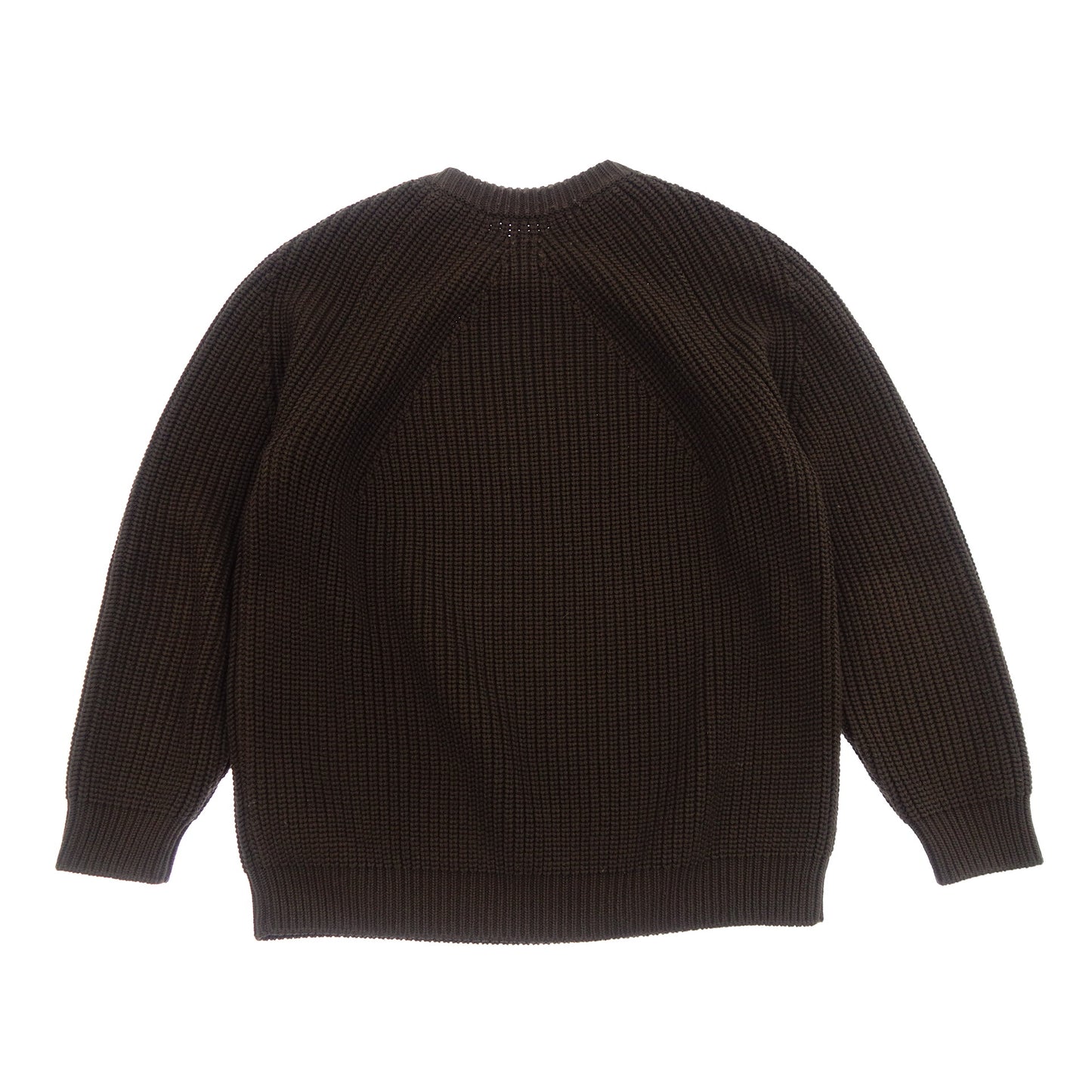 Good condition ◆ BATONER High Gauge Cotton Knit Sweater Men's Brown Size 1 BATONER [AFB40] 