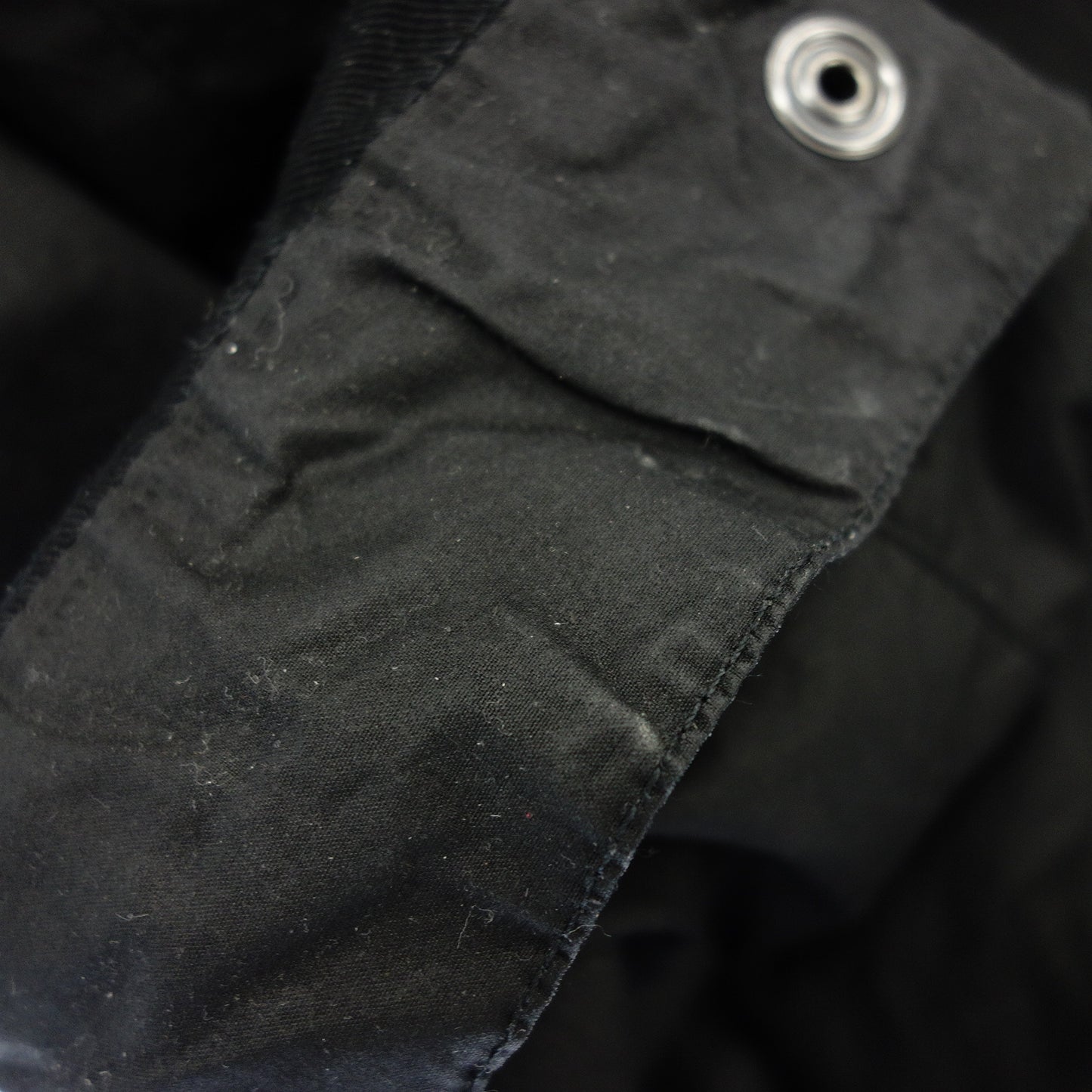 状况良好 ◆ Barbour Engineered Garments 蜡夹克林肯男式 S 码黑色 Barbour ENGINEERED GARMENTS [AFA22] 