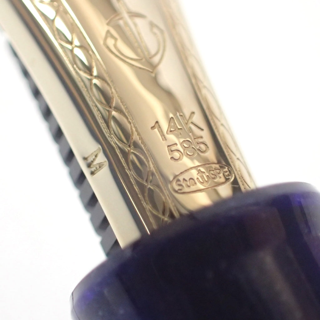 Very good condition ◆ Sailor fountain pen Profit Standard JAPAN FOUNDED 1911 Blue nib 14K-585 PG-03B SAILOR [AFI18] 