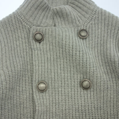 Brunello Cucinelli 纽扣开衫双层夹克羊绒混纺男士灰色 46 BRUNELLO CUCINELLI [AFB44] [二手] 