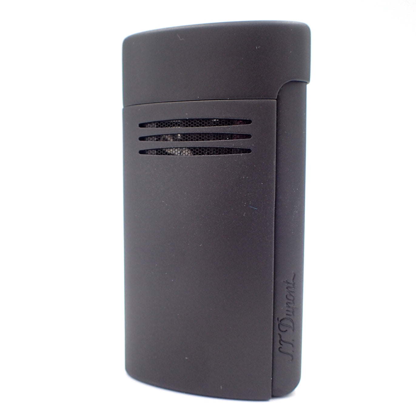 Like new◆DuPont Gas Lighter Megadget 020748 Matte Black with box STDupont [AFI3] 