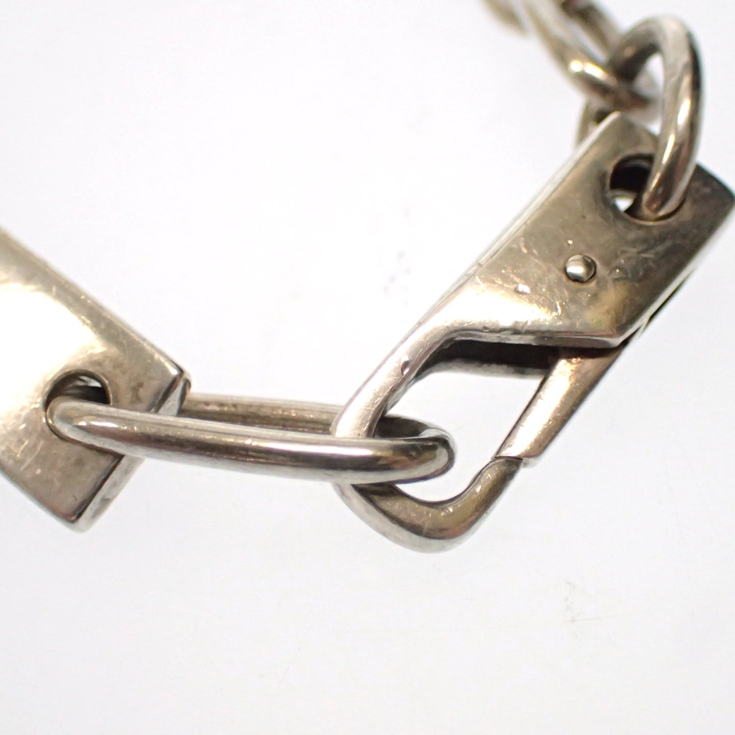 Used ◆ Gucci bracelet chain plate SV925 silver GUCCI [LA] 