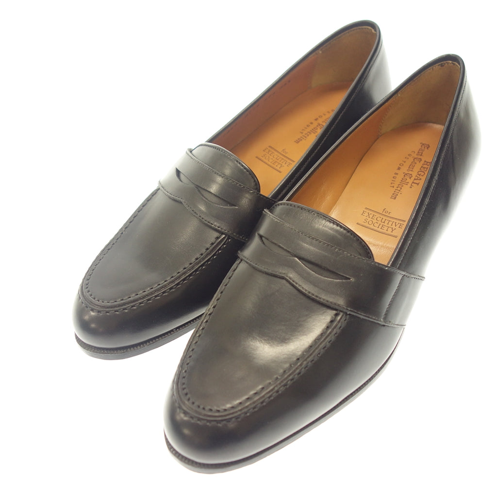 Like new◆Regal Full Strap Loafer East Coast Collection Leather Men's Black Size 26.5 REGAL EAST COAST COLLECTION [AFC1] 