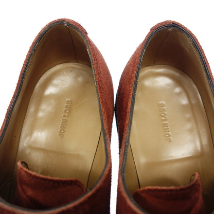 Good Condition◆John Lobb Leather Shoes Double Monk William 2 Suede Men's Red Size 8 JOHN LOBB [AFC1] 