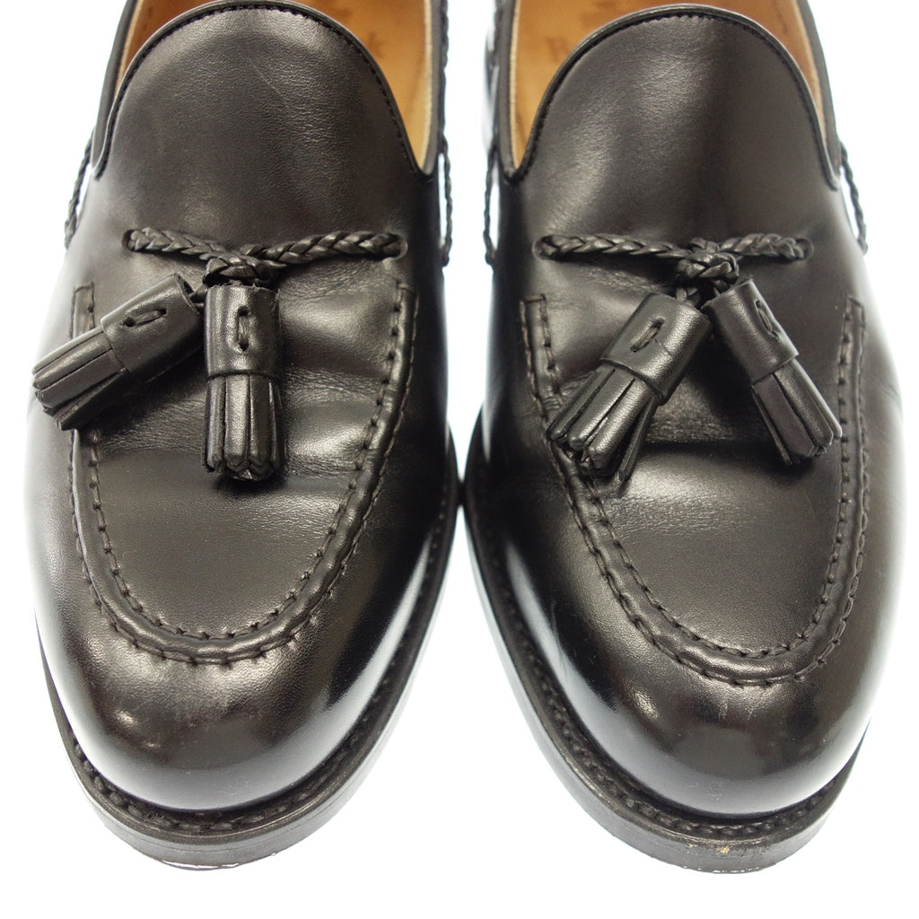 Good condition ◆ Berwick tassel loafer 4340 leather men's 6 black Berwick [AFD3] 