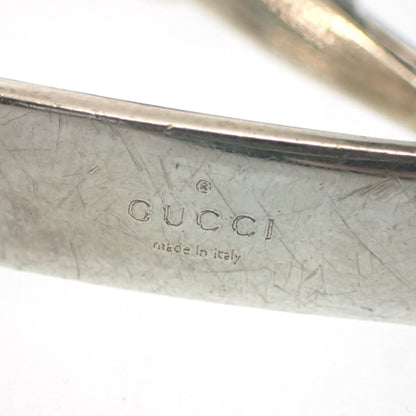 中古◆グッチ ブレスレット チェーン プレート SV925 シルバー GUCCI【LA】