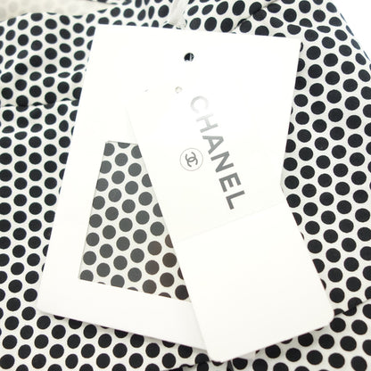 Like new◆CHANEL Skirt P60229 Coco Mark CC Logo Button Dot Ladies Black and White Size 36 CHANEL [AFB54] 