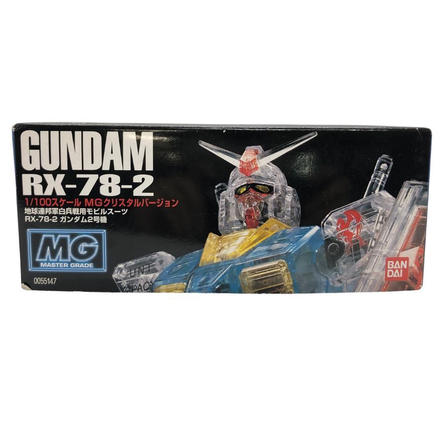 美品◆バンダイ プラモデル 機動戦士ガンダム RX-78-2 クリスタルバージョン  1/100スケール  GUNDAM CRYSTAL VERSION【7F】【中古】