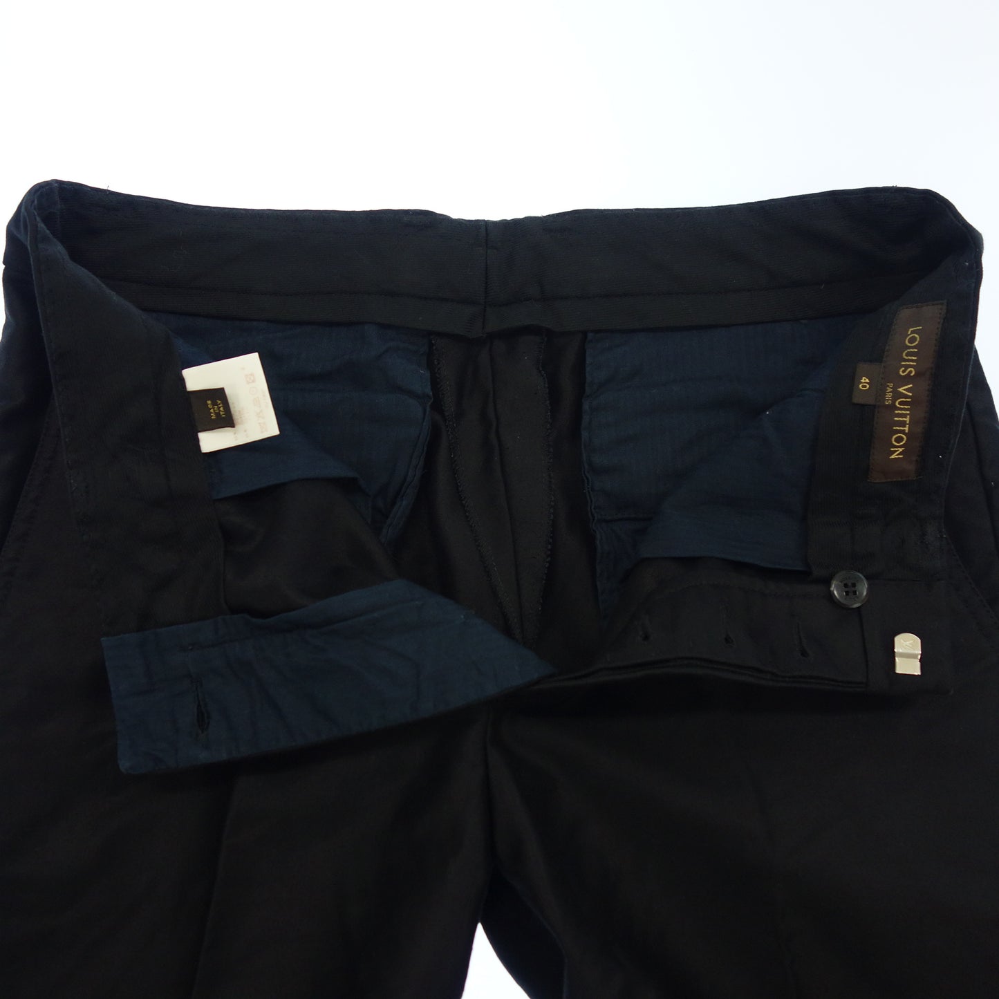 Used ◆Louis Vuitton Trousers Pants Black Size 40 Women's LOUIS VUITTON [AFB13] 