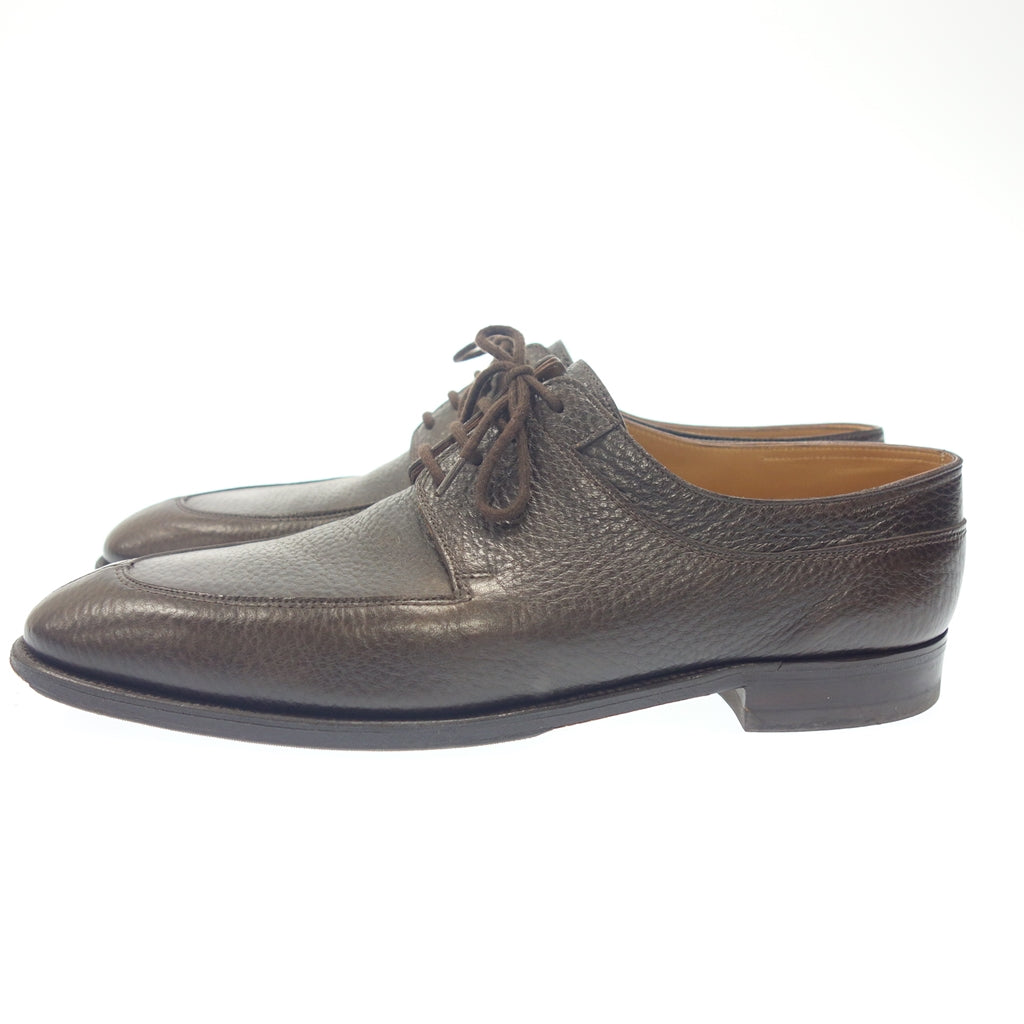 極美品◆ジョンロブ レザーシューズ Uチップ ELSON ブラウン サイズ9E 8695ラスト JOHN LOBB【LA】