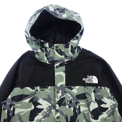 状况非常好 ◆ The North Face Mountain 轻便夹克 NP11834 男式绿色 x 黑色尺寸 XXL THE NORTH FACE [AFB47] 