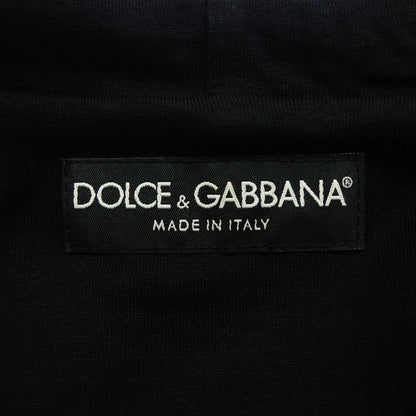 中古◆ドルチェ＆ガッバーナ ジップアップパーカー メンズ コットン シルク ブラック系 サイズ48 DOLCE&GABBANA【AFB12】