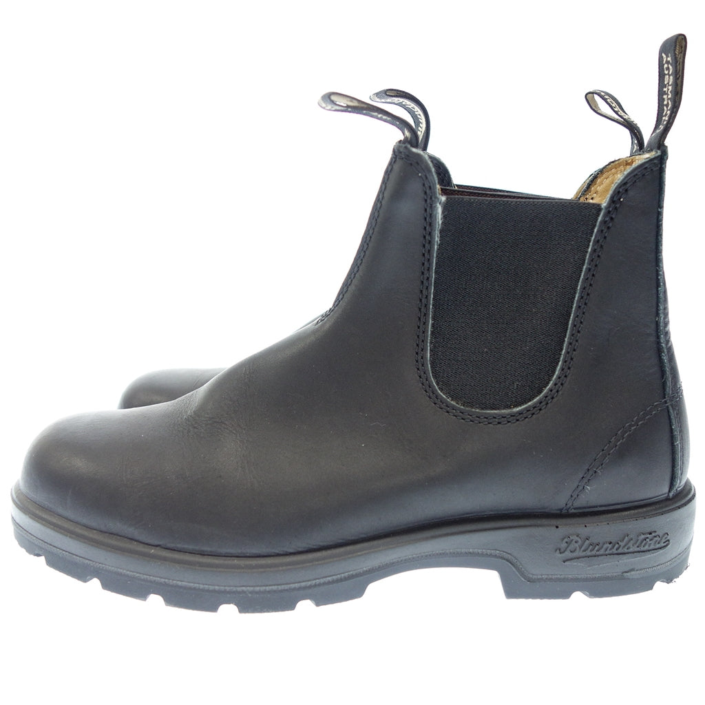 Good condition ◆ Blundstone leather boots 588 classic side gore men's size UK8 black Blundstone [AFD9] 