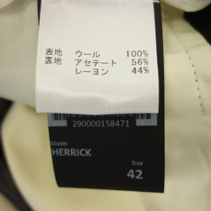 未使用◆ジーティーアー スラックス HERRICK へリック メンズ サイズ42 グレー系 ウール GTA【AFB34】