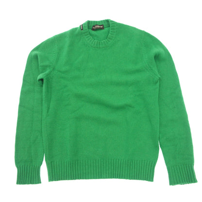 Used ◆ Dolce &amp; Gabbana Crew Neck Knit 100% Cashmere Men's Green Size 46 DOLCE&amp;GABBANA [AFB4] 