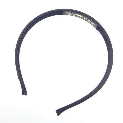 Good condition ◆Alexandre de Paris Headband Macher Jeanne Velor Black ALEXANDRE de PARIS [AFI15] 