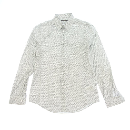 Used ◆Louis Vuitton long sleeve shirt monogram men's white size L LOUIS VUITTON [AFB37] 