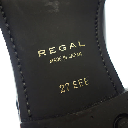 跟新一样◆Regal 皮鞋 U Tip W319 男士尺码 27EEE 黑色 REGAL [AFC29] 