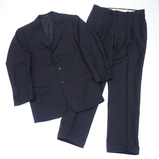 Good Condition◆Ermenegildo Zegna Suit Setup TRAVELER Tailored Single Men's Striped Navy Size 44 Ermenegildo Zegna [AFB5] 