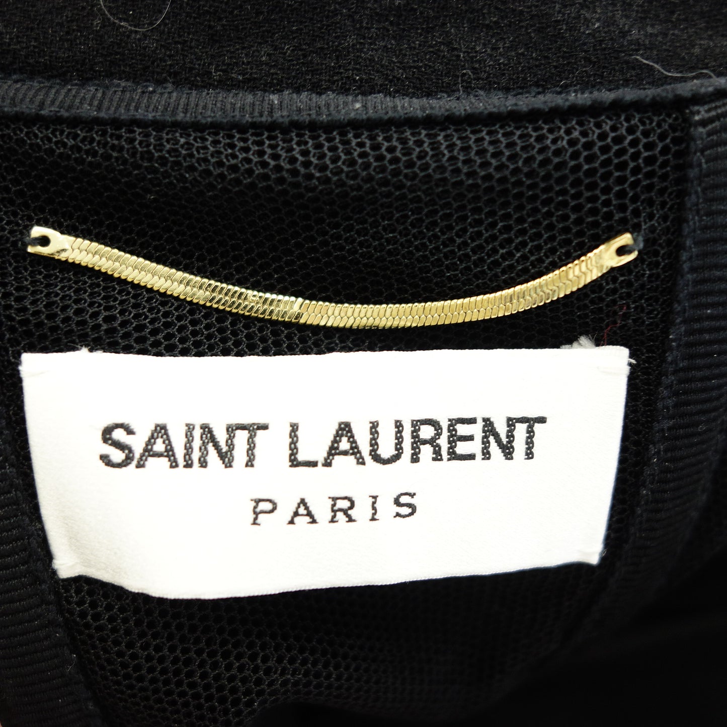 品相良好◆Saint Laurent 背带裤水钻 686267 22SS 女式黑色 40 码 SAINT LAURENT [AFB17] 